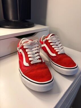 Vans Old Skool Red and White